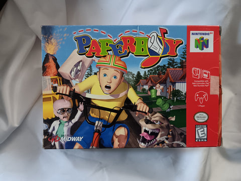 BOX ONLY Paperboy Original Nintendo 64 Replacement N64 box NO GAME