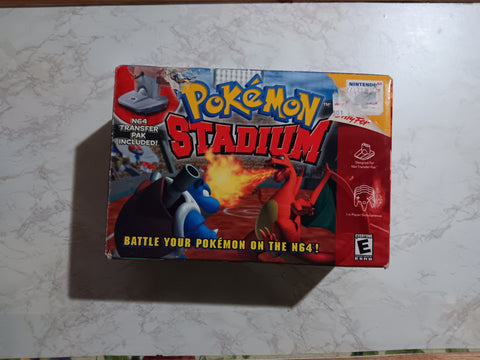 BOX ONLY Pokemon Stadium 1 Transfer Pak Package Only NO GAME