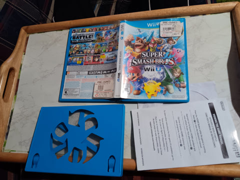 BOX ONLY Wii-U 2 Game Cases Super Smash + Blank Replacement NO GAMES