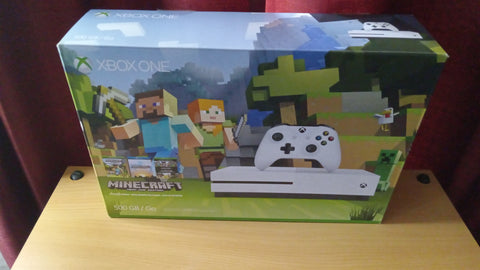BOX ONLY Xbox One S Console Minecraft Replacement  System PACKAGING ONLY