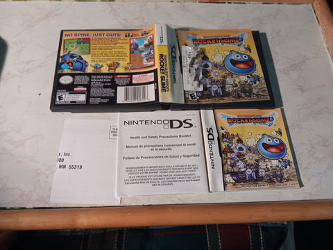BOX ONLY + MANUAL Dragon Quest Heroes Rocket Nintendo DS NO GAME