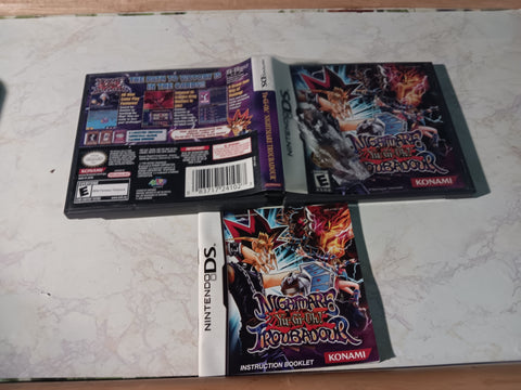 BOX ONLY + MANUAL Nightmare Yu Gi Oh! Troubadour Nintendo DS NO GAME