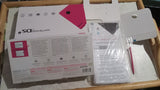 BOX ONLY + MANUALS DSi System Red / Hot Pink Console PACKAGING ONLY
