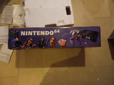 BOX ONLY + MANUALS + FOAM N64 Console Atomic Gray Controller Nintendo 64 Packaging