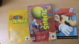 BOX ONLY + Manual Mario Tennis N64 Replacement Nintendo 64 Original Case Only