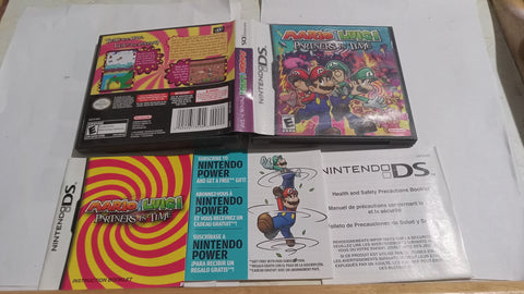 BOX + MANUAL ONLY Mario & Luigi Partners in Time DS Original Replacement Nintendo NO GAME (Copy)