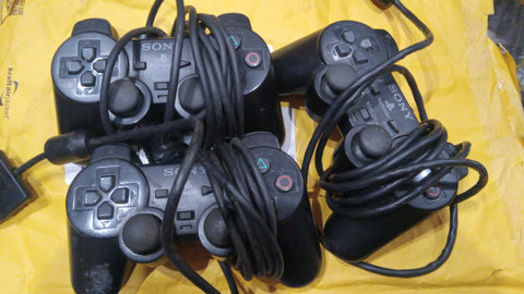 BROKEN 3 PS2 Dualshock 2 Controller Lot AS IS For Playstation 2 Parts
