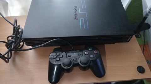 BROKEN PS2 FAT Console 39001 + BAD Controller Playstation 2 System Repair Parts