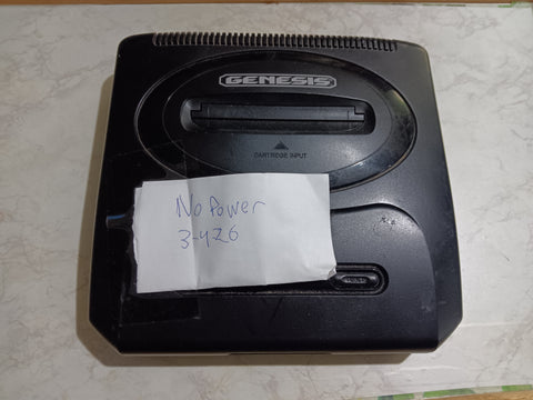 BROKEN Sega Genesis 2 Console Only NO POWER MK-1631 System Parts Repair AS IS