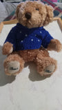 Baci Bear Perugina Chocalate & Confections Teddy Bear Blue Sweater 7" Plush Toy