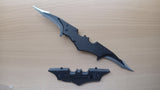 Batman Black Midnight Twin Blade Double Blade Spring Assisted Folding Pocket Knife