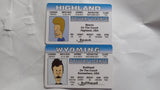 Beavis & Butthead BUNDLE of the Brilliant Fake Novelty Joke I.D. Card Driver's Licenses