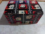 Betty Boop Ceramic Mini Tea Set + Box 1995 Vandor Teapot Saucers Cups