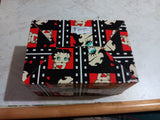 Betty Boop Ceramic Mini Tea Set + Box 1995 Vandor Teapot Saucers Cups