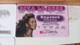 Beyonce Knowles Houston Diva License Novelty Joke I.D. Card Driver's License