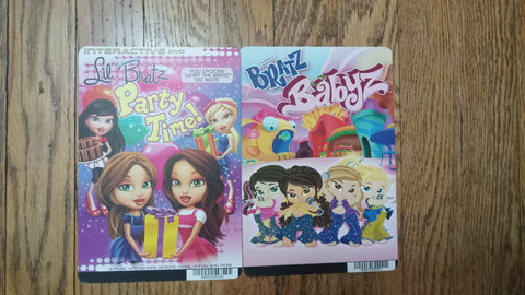 Blockbuster 8x5.5 Movie Backer Cards Bratz + Lil Bratz Movie Posters