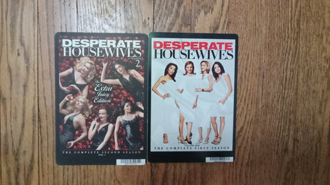Blockbuster 8x5.5 Movie Backer Cards Desperate Housewives 1 2 Movie Posters