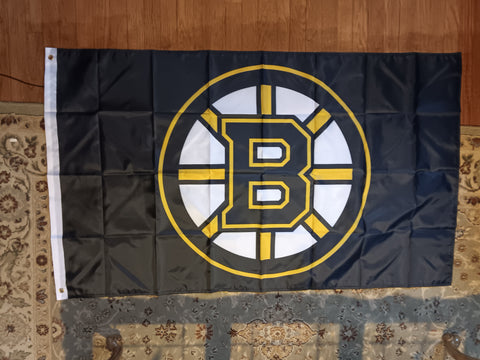 Boston Bruins NHL 3X5 Feet Flag Banner Pole or Wall Decor
