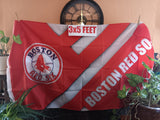 Boston Red Sox Diagonal 3x5 MLB Flag