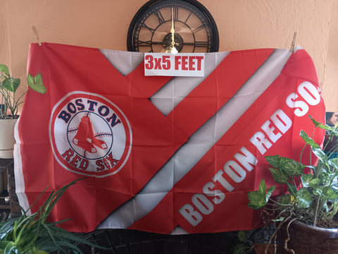 Boston Red Sox Diagonal 3x5 MLB Flag