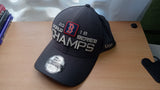 Boston Red Sox MLB New Era 2018 World Series Champions Locker Room 39THIRTY Flex Hat - Charcoal