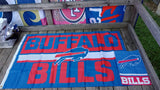 Buffalo Bills 2 Flag BUNDLE 3x5 Stripe Flag + 12x18 Garden Flag
