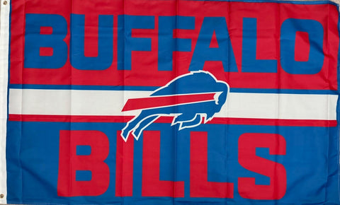 Buffalo Bills NFL 3x5 foot Flag Middle Stripes