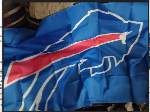 Buffalo Bills Blue Logo NFL 3x5 foot Flag