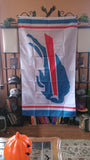 Buffalo Bills Blue Red Logo NFL 3X5 Feet Flag Banner Wall Decor or Pole Hang