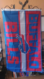 Buffalo Bills Double Sided Blanket Thick Stripe NFL 3x5 foot Flag