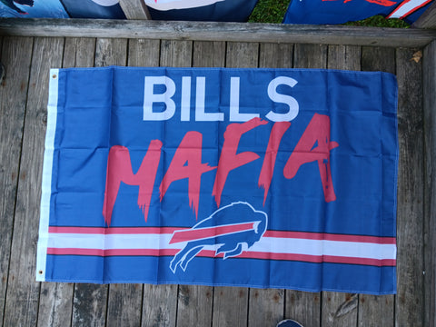Buffalo Bills Mafia Dark Blue NFL 3X5 Feet Flag