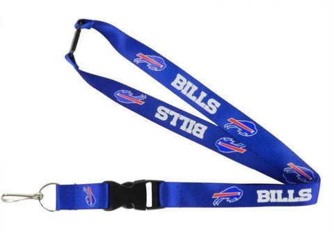 Buffalo Bills NFL Licesnced Blue Lanyard Keychain