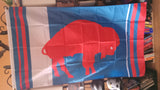 Buffalo Bills Retro Bison Logo NFL 3X5 Feet Flag Banner Wall Decor or Pole