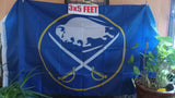 Buffalo Sabres Blue NHL 3X5 Feet Flag Banner Pole or Wall Decor