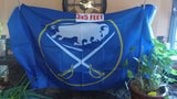 Buffalo Sabres Blue NHL 3X5 Feet Flag Banner Pole or Wall Decor
