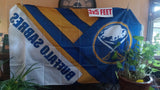 Buffalo Sabres Diagonal NHL 3X5 Feet Flag Banner Pole or Wall Decor