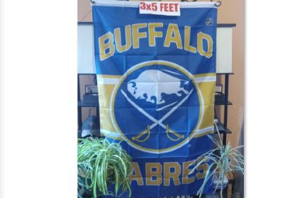 Buffalo Sabres Vertical NHL 3X5 Feet Flag Banner Pole or Wall Decor