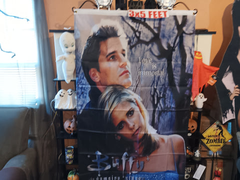 🎃 Halloween Buffy The Vampire Slayer Love Is Immortal 3X5 Feet Flag