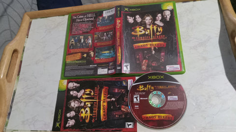 Buffy the Vampire Slayer Chaos Bleeds Original XBOX Video Game