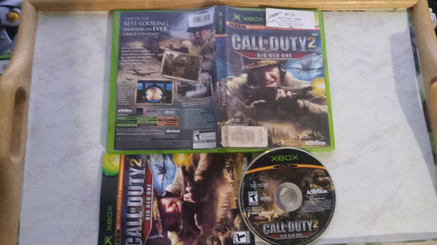 Call of Duty 2 Big Red One Complete Tested Original Xbox Video Game