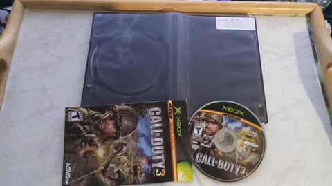 Call of Duty 3 Tested Original Xbox Video Game
