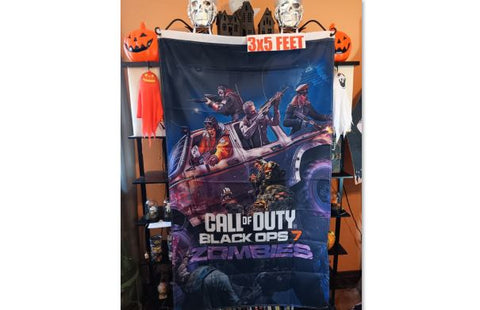 🎃 Halloween Call of Duty Black Ops 7 Zombies 3X5 Feet Flag 2-Sided Banner