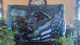 Carolina Panthers Stars Stripes & Steroids NFL 3X5 Feet Flag Banner Pole or Wall Decor