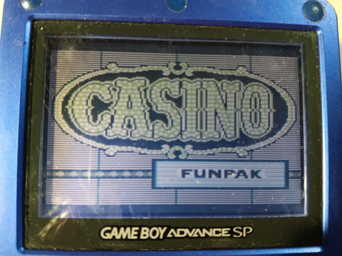 Casino Fun Pack Gameboy Video Game Black Jack Slot Poker Roulette Craps