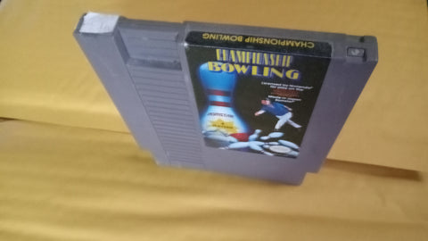 Championship Bowling NES Tested Original Nintendo Video Game