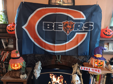 Chicago Bears 3X5 Feet NFL Flag Tapestry Banner