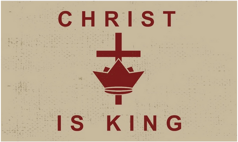 Christ is King 3x5 Feet Christian Flag