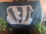 Cincinnati Bengals B&W NFL 3X5 Feet Flag Banner Pole or Wall Decor