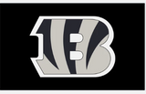 Cincinnati Bengals Black and White Logo NFL 3x5 foot Flag