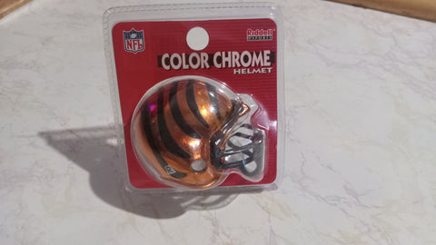 Cincinnati Bengals NFL Color Chrome Helmet Riddell Mini Helmet